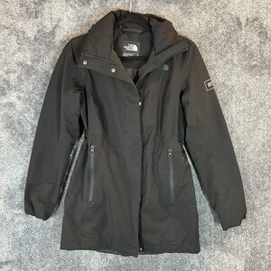 The North Face Ancha Parka Coat Jacket Womens Small Black Dryvent EE Tech